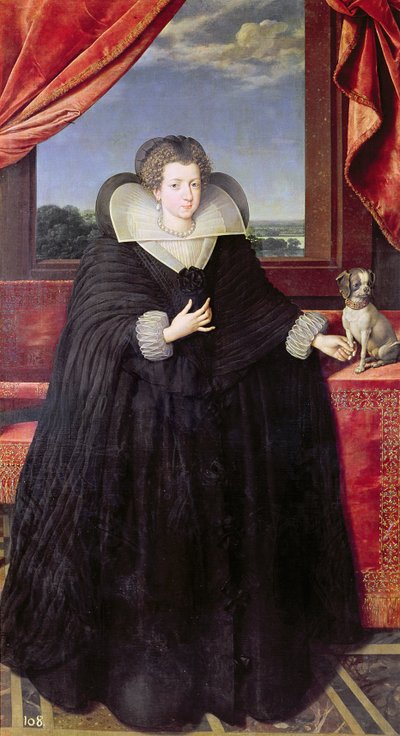 Isabella of Bourbon (1602-44) Queen of Spain, 1615-22 by Frans Pourbus the Younger